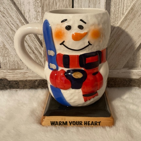 Bay Island Warm Your Heart Snowman Mug - Picture 1 of 8